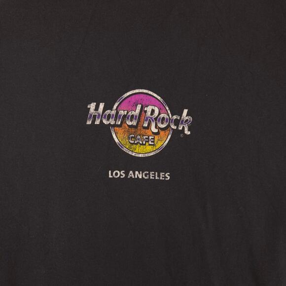 Hard Rock Cafe Short Sleeve Casual Graphic T Shirt Adult Mens Size L Black - Picture 4 of 9